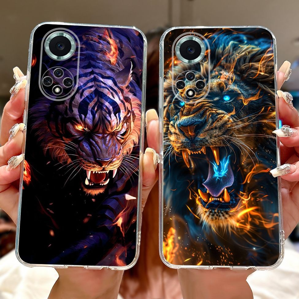 Trong Suốt Cho Huawei Nova9 NAM-AL00 NAM-LX9 Ốp Lưng Huawei Nova 9 Silicon Thời Trang Hoa Sang Trọng Dễ Thương Ngộ nghĩnh Mèo Sơn Mềm Ốp Lưng