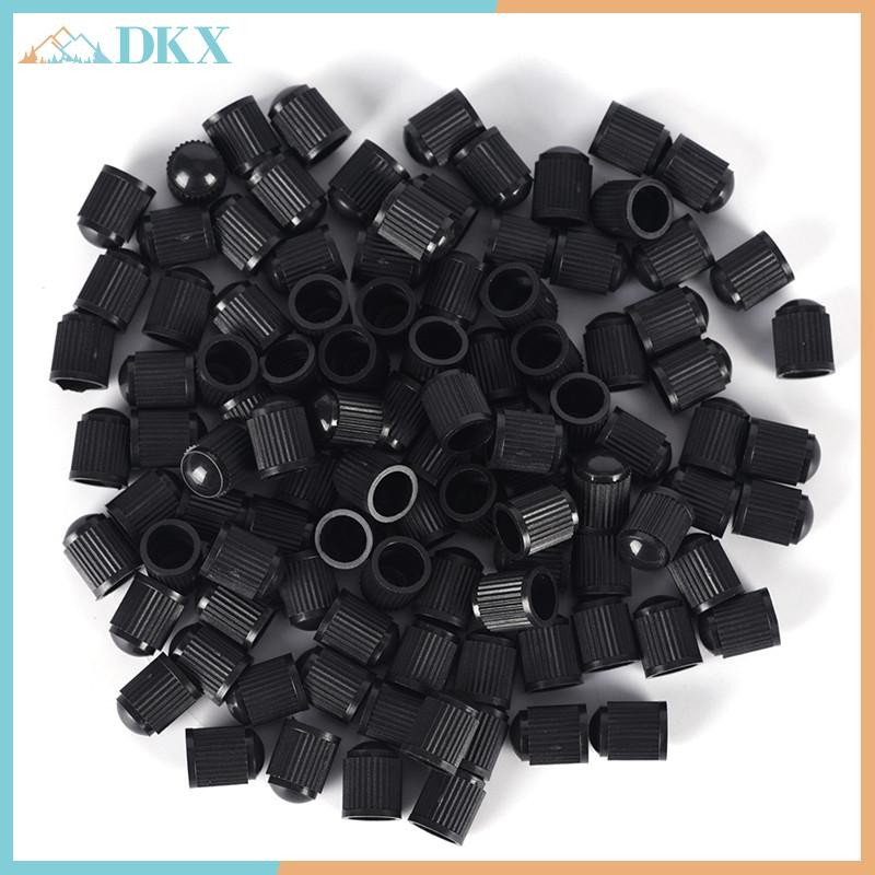 DKX 100 Chiếc Nhựa Đen Ô Tô Ô Tô Xe Đạp Xe Máy Xe Tải Bánh Lốp Van Thân.