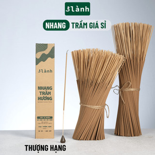 Nhang Trầm Hương 3 Lành Loại Thượng Hạng 30-40cm 0.5kg Tự Nhiên 100% >15 Năm Thờ Cúng Tài Lộc