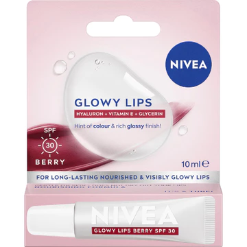 Son dưỡng môi Nivea Lip Care Glowy Lips Berry SPF30 10ml