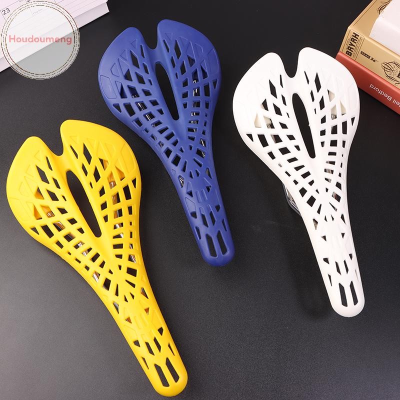 Ghế leo núi Houdoudou Siêu nhẹ Chống sốc Nhựa Đua Xe Đạp Đi Rỗng Cobweb Ghế Xe Đạp Phụ tùng đi xe đạp VN