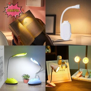 [PNPIA] Đèn LED Sách Bảo Vệ Mắt 360 Kẹp Có Thể Điều Chỉnh° Đèn học lật có thể sạc lại 3 màu cho phòng ngủ du lịch Đọc VN