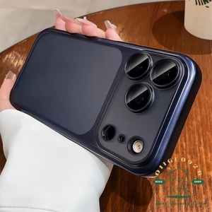 【 Ốp lưng iPhone17 】 màu cam siêu mỏng cảm giác da mờ Vỏ điện thoại iphone 17 Pro Max 16 15 14 13 12 cho vỏ iPhone Vỏ cứng PC chống sốc