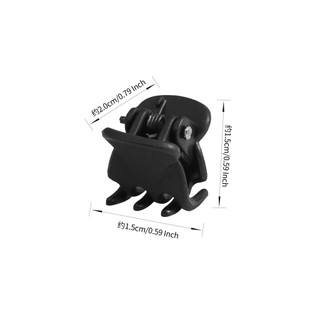 1.5cm Mờ Đen Mini Nhỏ Kẹp Nữ Nổ Tóc Nhỏ Trẻ Em Công Chúa Đầu Bện Tóc Mũ Đội Đầu 7JNJ