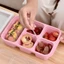 Hộp đựng đồ ăn nhẹ CHEESELY, Khay phục vụ giữ tươi bằng rơm lúa mì có nắp, Hộp đựng thực phẩm chống rò rỉ 5 ngăn di động Hộp đựng đồ ăn trưa