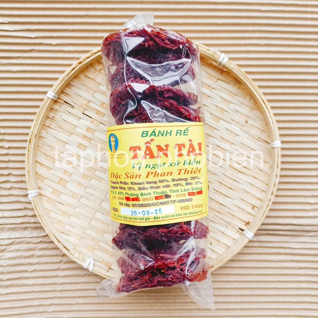 Bánh rế Phan Thiết Khoai Lang Tím Tấn Tài Đặc Sản Phan Thiết Size Lớn ...
