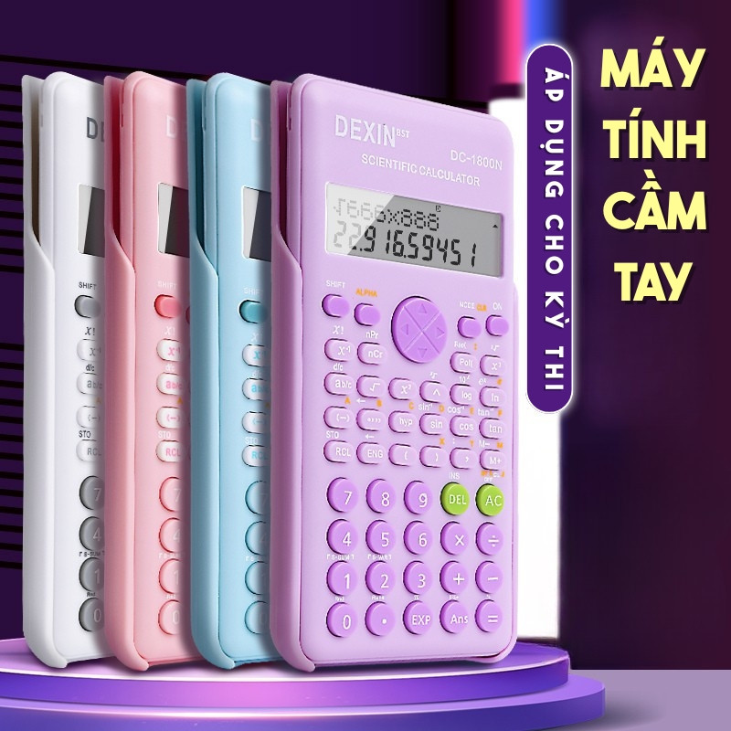 Máy Tính Cầm Tay Gọn Nhẹ – Máy Tính Khoa Học 240 Chức Năng Cho Học Sinh Tính Toán