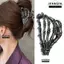 IFASIN Skeleton Tay Kẹp Tóc, Kẹp Tóc Halloween Trang Trí, Giữ An Toàn Đầu Lâu Hình Tay Mũ Xương Vuốt Kẹp Tóc Sử Dụng Hàng Ngày