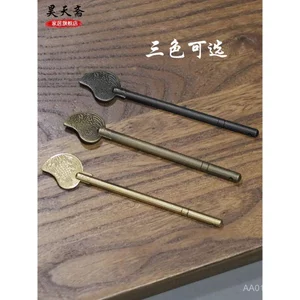 Haotianzhai Trung Quốc Đồng Pin Cổ Khóa Đồng Mũi Cửa Bu Lông Cũ Cửa Tủ Đồng Pin Móc Phần Cứng Phụ Kiện Đồng ZUCP