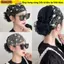 ESSENCEH Turban, Full Cover Ren Thêu Đầu Mũ, Bán Chạy Hợp Thời Trang Bao Tóc Trắng Co Giãn Sau Sinh Mũ Nữ