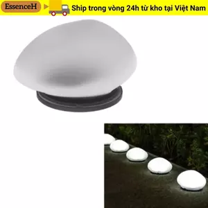 Đèn đá ESSENCEH, Đèn LED trang trí mặt đất bằng kính mờ, Đèn cỏ chạy bằng đèn lồng ngoài trời chống nước