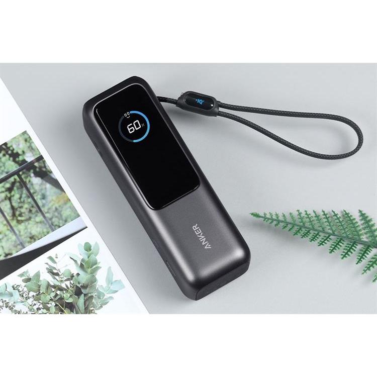 Pin Sạc di động Anker Zolo 25.000mAh| Công suất 165W | Tích hợp 2 cáp USB-C có thể rút gọn | Có màn hình-A1695 | BigBuy360 - bigbuy360.vn