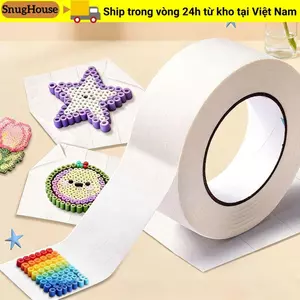 SNUGHOUSE Bản mẫu bảo vệ ủi Giấy, Không dư lượng Không chuyển đổi Perler Hạt Masking Tape, Perler Bead Tool Handmade Phụ kiện đồ chơi DIY Hạt Perler Giấy chịu nhiệt