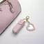 BeautifulHomeA Màu Trơn Di Động Lipsti Túi Ví Móc Khóa Túi Bảo Quản Mini Dành Cho Nữ Vỏ Bảo Vệ Môi Có Gương Trang Điểm Mini VN