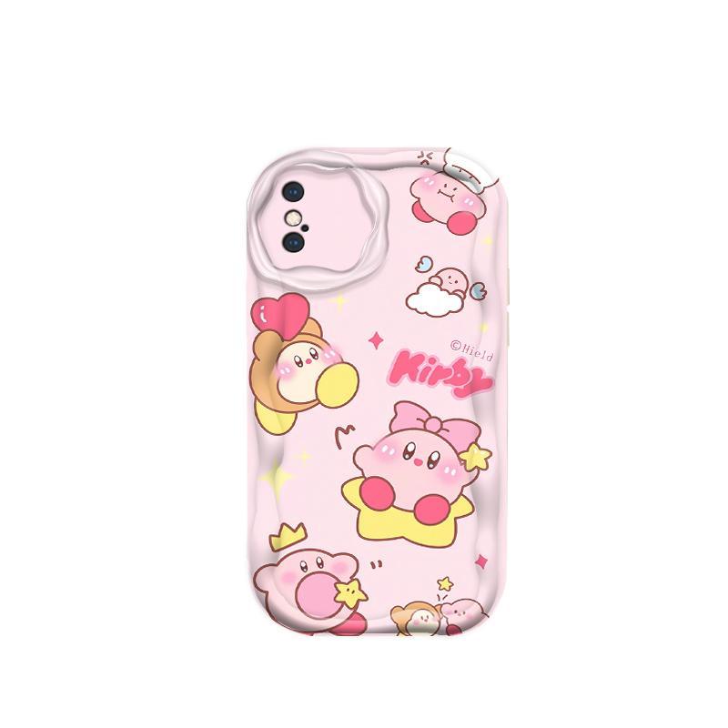 Vỏ Silicon Hoạt Hình Cho iPhone X XS XS Max XR 3D Vỏ Điện Thoại Mềm TPU Lotso Bear Kirby Ốp Lưng Chống Sốc