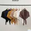 Khăn trùm đầu vải lanh Cotton BRBRAA, Khăn quàng cổ vuông màu trơn 90x90cm, Phụ kiện túi ngủ nữ mềm mại thoáng khí thời trang