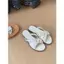 TT Sweet Bowknot Polka Dot Dép xỏ ngón Amoi Flat Chống trượt