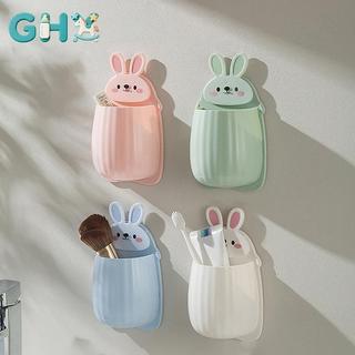 GHX Hoạt Hình Dễ Thương Thỏ Bàn Chải Đánh Răng Giá Đỡ Phòng Tắm Treo Tường Trang Điểm Hộp Bảo Quản Punch Free Ra Nhà Hộp Đựng Tổ Chức VN