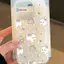 White Cat với giỏ cho trường hợp iPhone 17 1615plus hai lớp imd1413pro
