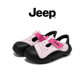 JEEP Phong Cách Mới Baotou Dép Thường Ngày Trẻ Em Chống Trơn Trượt Chống Mài Mòn Nhanh Khô Giày Đi Biển Phong Cách Mùa Hè