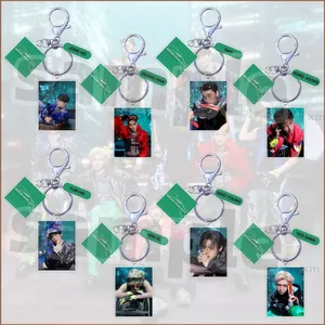 Móc khóa Acrylic SQ11 ATEEZ 14TH MINI ALBUM VÀNG GIỜ: Part.5 Mặt dây chuyền bền cho ba lô Túi & chìa khóa