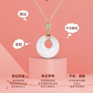 Mới Khóa An Toàn Vòng Cổ Chalcedony Nữ Ánh Sáng Sang Trọng Sang Trọng Niche Xương Đòn Dây Xích Nữ ins Phong Cách Cao Cấp Xương Đòn Dây Chuyền Quà Tặng 26.3.22