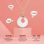 Mới Khóa An Toàn Vòng Cổ Chalcedony Nữ Ánh Sáng Sang Trọng Sang Trọng Niche Xương Đòn Dây Xích Nữ ins Phong Cách Cao Cấp Xương Đòn Dây Chuyền Quà Tặng 26.3.22