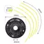 Đầu cắt cỏ bằng thép miễn phí 4 dòng thay thế xăng / cỏ Lithium Loại bỏ đầu cắt cỏ dại trong vườn Phần VN