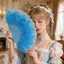 Quạt lông vũ Lolita ren múa gấp khiêu vũ, Sườn xám, sàn Catwalk
