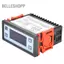 Belleshopp Bộ điều khiển nhiệt độ kỹ thuật số Công tắc điều chỉnh nhiệt độ máy vi tính với rơle 10A Chế độ làm mát sưởi ấm cho tủ lạnh lên men Homebrew -40-99oC