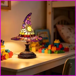 Halloween Phù Thủy Đèn USB Powered Gothic Sun Star Trang Trí Đèn Ma Quái Đèn Phù Thủy Cho Phòng Ngủ Phòng Khách lyuvn