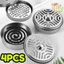Hộp cuộn muỗi bằng thép không gỉ - Khay chống muỗi - Giá đỡ đốt muỗi - Hộp đựng hương muỗi - Hộp đựng muỗi lưu trữ tro / Giao hàng miễn phí