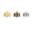 Mặt dây chuyền nhỏ cổ điển Mặt dây chuyền sách tự làm Phụ kiện hợp kim 12x11mm B-0456.18 HPEW