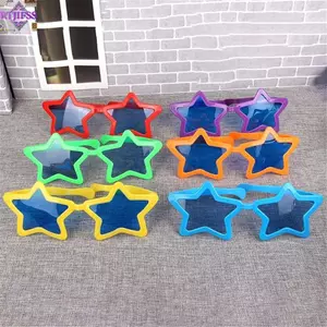 RTJIFSS Kính Mát Hình Ngôi Sao, Tiệc Khiêu Vũ Thanh Mới Lạ Kính Pentagram Lớn, Lễ Hội Halloween Dễ Thương Kính Trang Phục Nhiều Màu Sắc Cho Người Lớn
