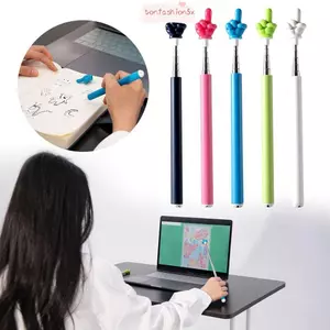Con trỏ dạy ITRUMPET, Que đọc ngón tay bằng thép không gỉ, Que đọc ngón tay có thể ghi được bền bỉ Đồ dùng văn phòng trường học