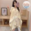 Đồ Ngủ Cotton Ngắn Tay Đám Mây Mùa Hè Kiểu Hot Live Cho Nữ Váy Ngủ Ngọt Ngào Tươi Tắn Mặc Ở Nhà Cho Nữ Mặc Ngoài