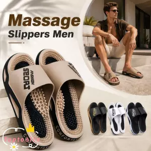 Dép Massage TOPTOOLCX Nam, Dép phòng tắm chống mùi bấm huyệt, Dép ngoài trời nhẹ đa năng Trang phục hàng ngày