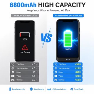 [JLK] Pin dự phòng ngoài trời 7000mAh Vỏ sạc silicon mềm di động cho IPhone Air 17E 16E 18 16 ProMax 15 14 Plus 13 12 11 XSmax 8 7 6 Full Series