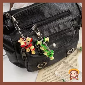 Li Sweet Miniature Táo Móc Khóa Móc Khóa Quyến Rũ Cho Ba Lô Túi Và Phụ Kiện