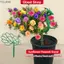 YUJUNI Con Công Hình Trellis, Giá Đỡ Nồi Khung Gậy Hỗ Trợ Cây, Sân Vườn Ngoài Trời Cổ Phần Cây Hoa Sân