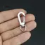 < WHPHous-t > Móc khóa Bapa lò xo Mini bằng hợp kim kẽm Carabiners leo núi sinh tồn Móc khóa kẹp Bule cho thợ tìm chìa khóa ô tô Đẹp
