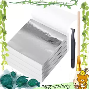 Bộ Tấm Giấy Nghệ Thuật 400 Chiếc Giả 3.5 Inch Có Bàn Chải Và Nipper Để Tranh Mạ Bạc