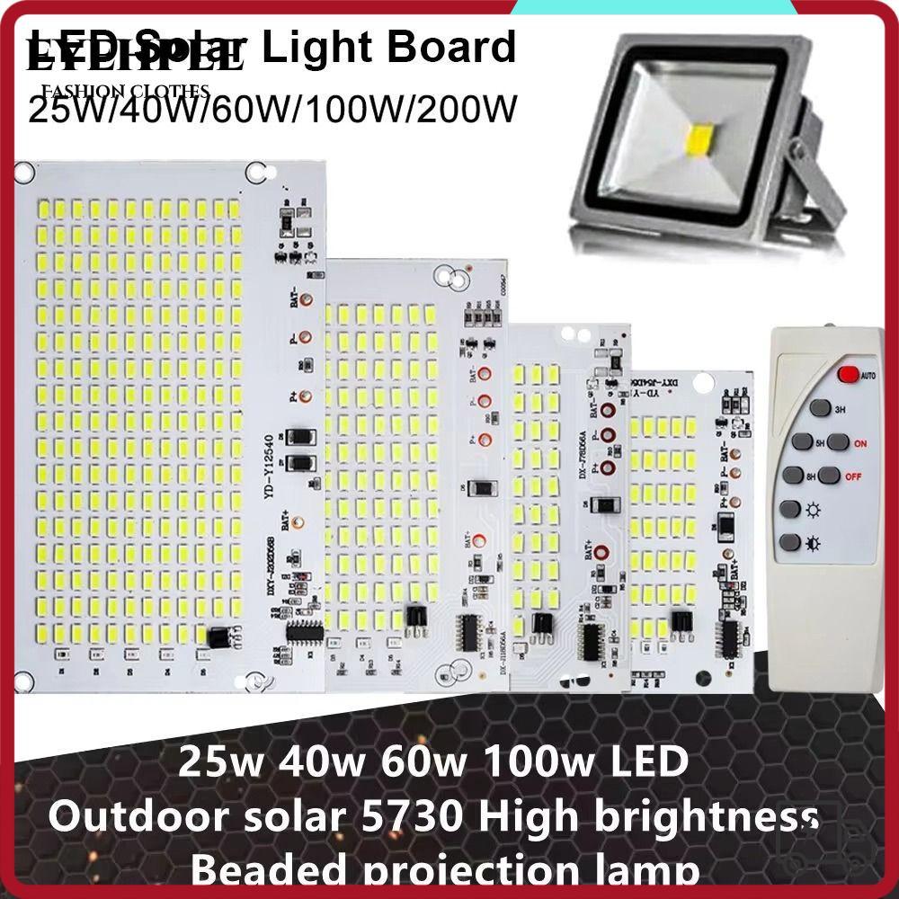 [Giao hàng từ Việt Nam] Bảng điều khiển nguồn sáng 1 chiếc Bảng đèn LED ánh sáng trắng SMD5730 Độ sáng cao với bộ điều khiển từ xa 25 40 60 100 250W Đèn pha điều khiển từ xa