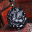 Mặt dây chuyền ngọc bích Obsidian Pegasus tự nhiên
