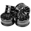 4 51mm Nhôm 1 / 10 RC Drift Wheels 12mm Hex cho 1: 10 Rally Racing Car Lốp Tamiya TT01 TT02 XV01 TA06 A959 PTG2 HPI KYOSHO HSP PTG2