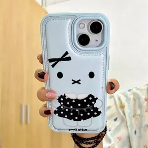 Ốp lưng Miffy váy chấm đen phù hợp với iPhone17promax 16/15/14/13/12