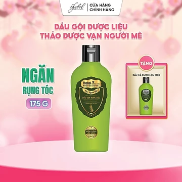 Dầu Gội Dược Liệu Thebol Chiết Xuất Thảo Dược Giảm Gãy Rụng, Sạch Gàu, Mềm Mượt Tóc (175gram)