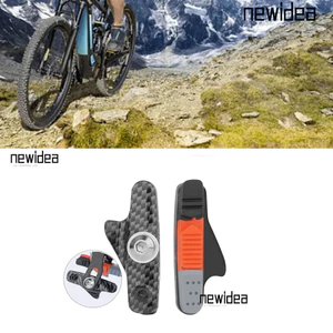 NEWIDEA 1 Cặp Má Phanh Xe Đạp Đường Bộ, Hợp Kim Nhôm, Miếng Lót C Họa Tiết Sợi Carbon Cao Su, Phanh Mịn Tăng Cường Hiệu Suất Phanh Lắp Đặt Dễ Dàng Bộ Má Phanh