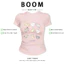 BOOM Áo Baby Tee Nữ Cotton Ôm Body-Áo Thun Ngắn Tay Y2K In Hình PhongCách Mùa Hè, Cổ Tròn Hàng Đầucách hàn quốc phong445
