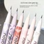bút kẻ bọng mắt 2 đầu chuốt mắt mascara cọ kẻ bọng mắt Bút kẻ mắt dạng lỏng NOVO Màu siêu mịn Trắng chống thấm nước Chống mồ hôi lâu trôi Chống nhòe Nhanh khô dưới người mới bắt đầu